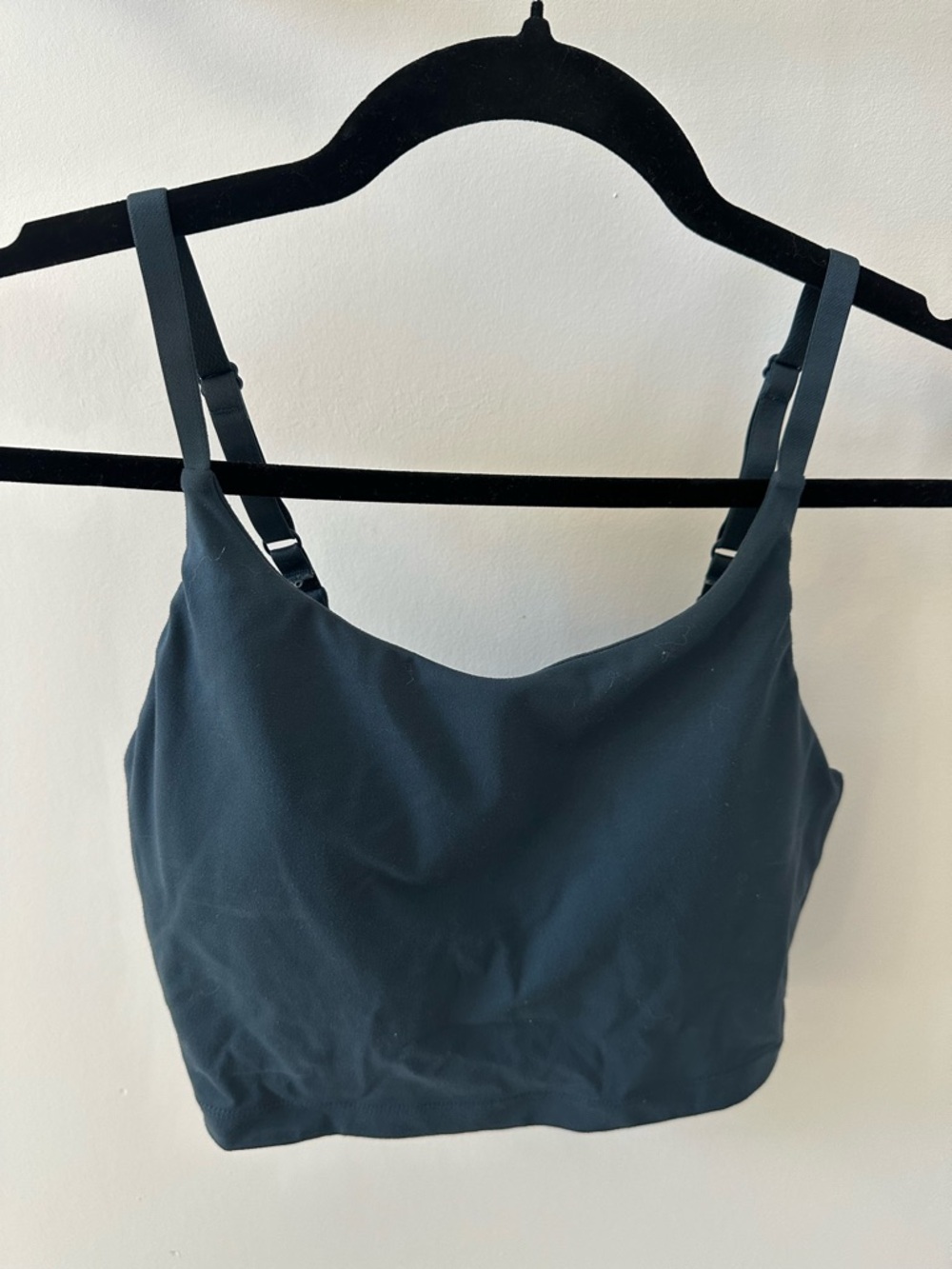 Alphalete Cropped Tank Top in Teal Blue